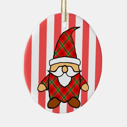 Teken van een Mopshond-keramiekornament in cartoon Keramisch Ornament (Rechts)