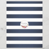 Teken van een nautisch bruidsdouchebericht in een  (Achterkant)