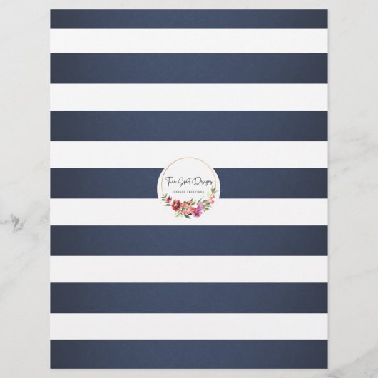 Teken van een nautisch bruidsdouchebericht in een  (Achterkant)