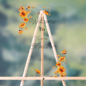 Teken van Floral Acrylic Mendhi Acryl Bord (Neutraal)