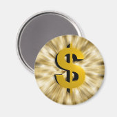 teken van geld magneet (Voorkant / Achterkant)