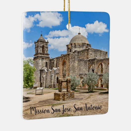 Teken van geloof, Mission San Jose 3 Keramisch Ornament (Rechts)