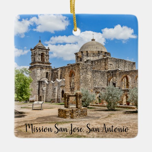 Teken van geloof, Mission San Jose 3 Keramisch Ornament (Voorkant)