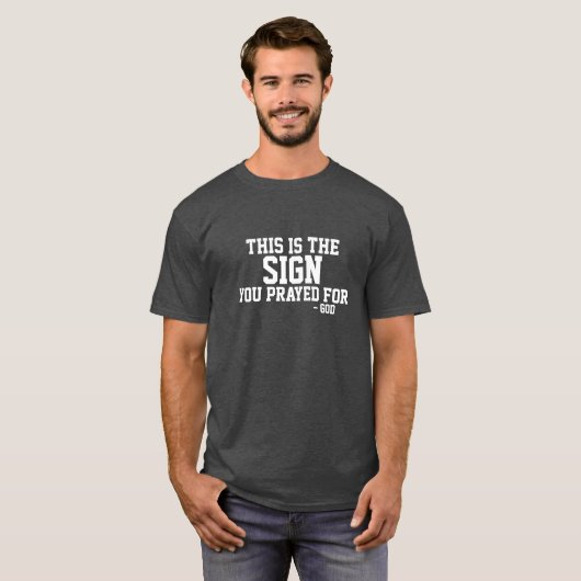 Teken van God T-shirt (Voorkant volledig)