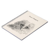 Teken van grote paarden notitieboek (Linkerzijde)