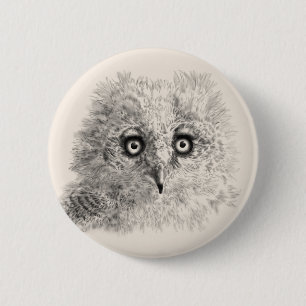 Teken van grote paarden ronde button 5,7 cm