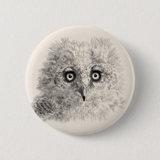 Teken van grote paarden ronde button 5,7 cm (Voorkant)