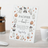 Teken van Halloween-fopspeen Reclamebord Met Voetstuk (Insitu)