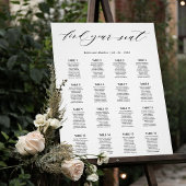 Teken van het Elegant Wedding Reception-zenteschem Poster