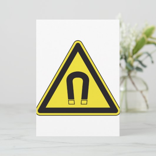 Teken van het magneet Uitnodigingen (Staand voorkant)