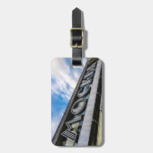 Teken van het treinstation van Moskou Bagagelabel (Voorkant verticaal)