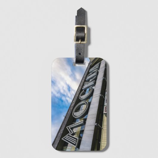 Teken van het treinstation van Moskou Bagagelabel (Voorkant (verticaal))