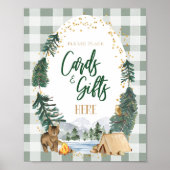 Teken van kaarten en cadeautjes poster (Voorkant)