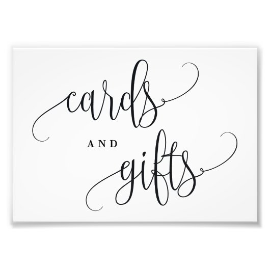 Teken van kaarten Kies uw grootte liefdevol kallig Foto Afdruk (Voorkant)