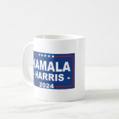 Teken van Kamala Harris Maga Koffiemok (Voorkant links)