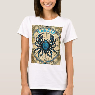Teken van kanker astrologie t-shirt