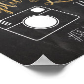 Teken van Label voor weddenschappen en twitteraars Poster (Hoek)