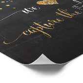 Teken van Label voor weddenschappen en twitteraars Poster (Hoek)