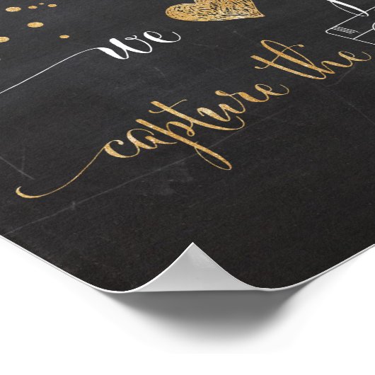 Teken van Label voor weddenschappen en twitteraars Poster (Hoek)