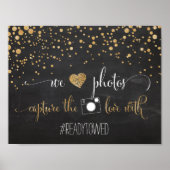 Teken van Label voor weddenschappen en twitteraars Poster (Voorkant)