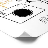 Teken van Label voor weddenschappen en twitteraars Poster (Hoek)