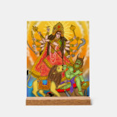 Teken van Mahishasur Mardini Durga Acryl Bord (Voorkant)