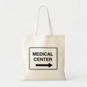 Teken van medisch centrum tote bag (Voorkant)