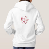 Teken van sweatshirt (Achterkant)