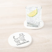 Teken van Taurus-dierenriem Onderzetter (Zijkant)