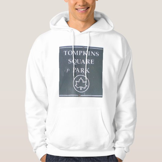 Teken van Tompkins Square Park New York City Hoodie (Voorkant)