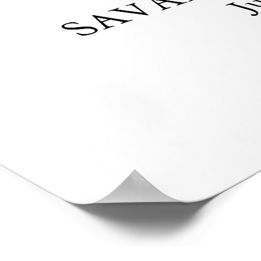  teken van Tropical Greenery Palm Poster (Hoek)