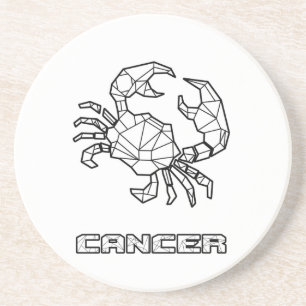 Teken van Zodiac-kanker Onderzetter