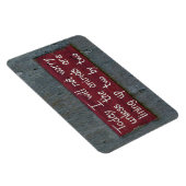 Teken "Vandaag maak ik me geen zorgen" Magneet (Rechterzijde)