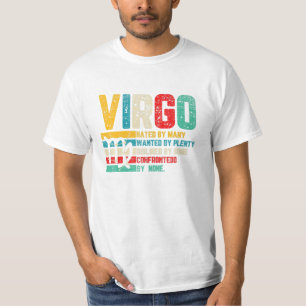 Teken Verjaardag Virgo Hated T-shirt