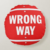 Teken verkeerd rond kussen (Voorkant)