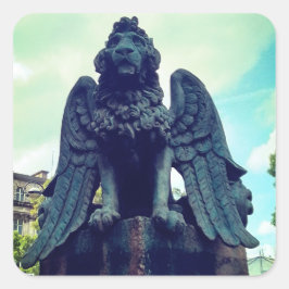 Teken Vierkante Sticker