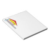 Teken voor 50-tal gebarentaal 3 notitieblok (Schuin)