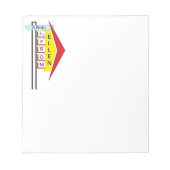 Teken voor 50-tal gebarentaal 3 notitieblok (Voorkant)