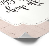 Teken voor bagage uit bagage voor reizen poster (Hoek)