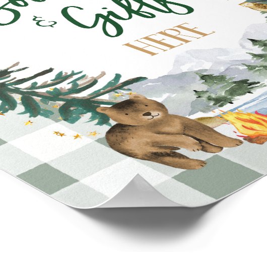 Teken voor boeken en cadeautjes poster (Hoek)