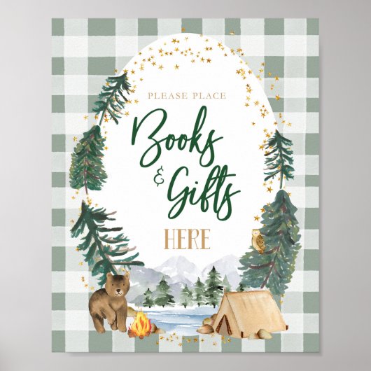 Teken voor boeken en cadeautjes poster (Voorkant)