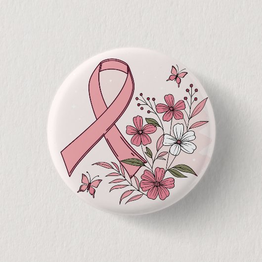 Teken voor Borstkanker Button (Voorkant)