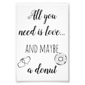 Teken voor bruiloft/repetitie-dessert foto afdruk (Voorkant)