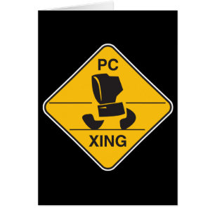 teken voor computerkruising ( xing )