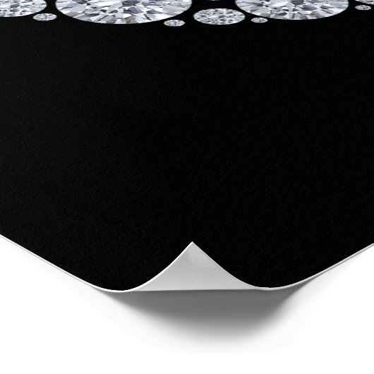 Teken voor diamanten poster (Hoek)