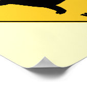 Teken voor Golden Retriever kruising (XING) Poster (Hoek)