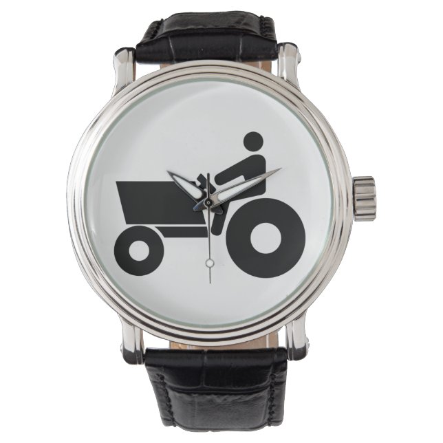 Teken voor het kweken van trekkers horloge (Voorkant)