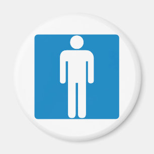 Teken voor het startpunt van mannen magneet