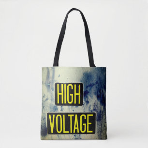 Teken voor hoogspanningswaarschuwing - FUNNY Tote Bag