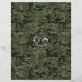 Teken voor kankerdierentuin op groene digitale cam (Voorkant)